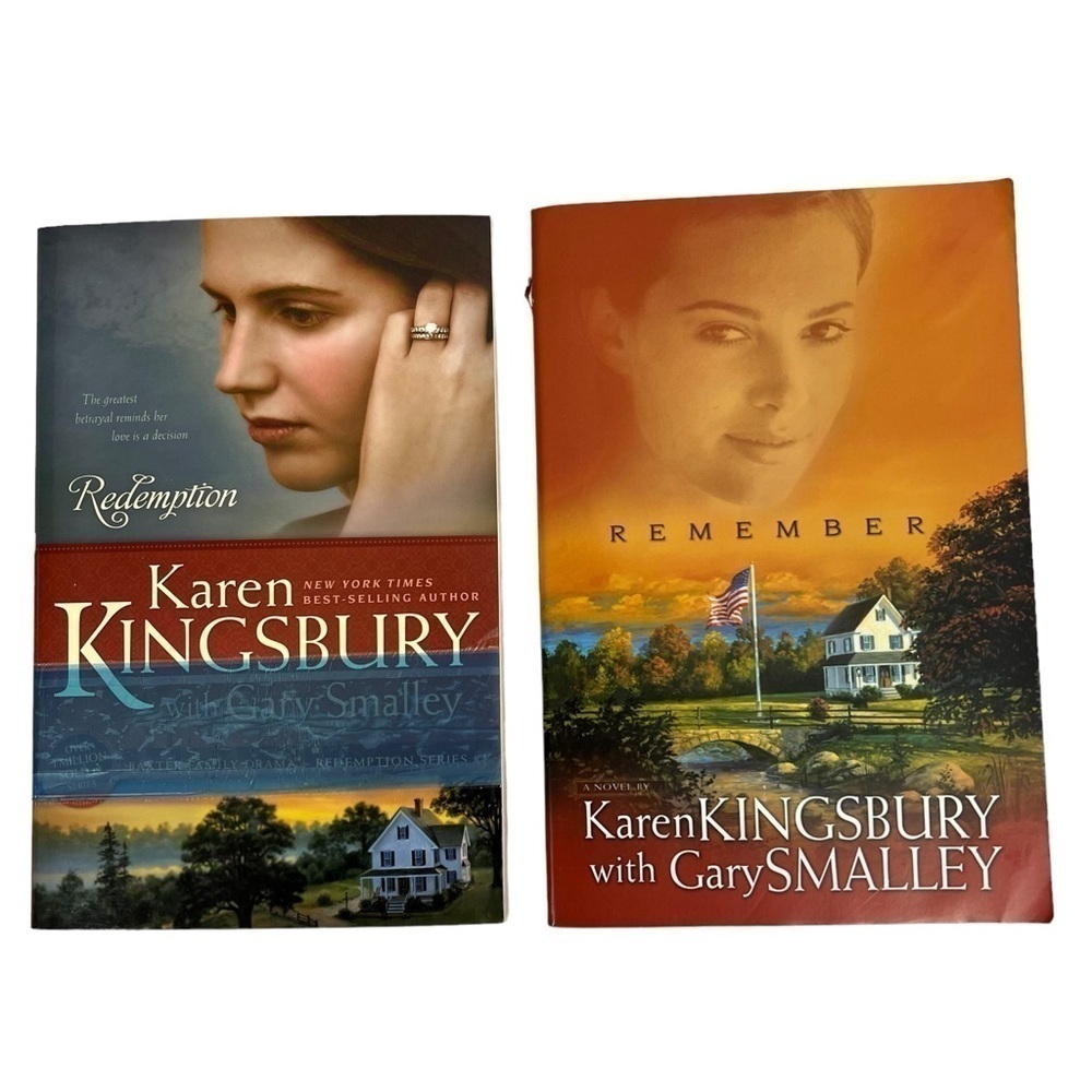 Karen Kingsbury Fiction Books/Novel Lot/2 Trade Paperbacks Contemporary Women